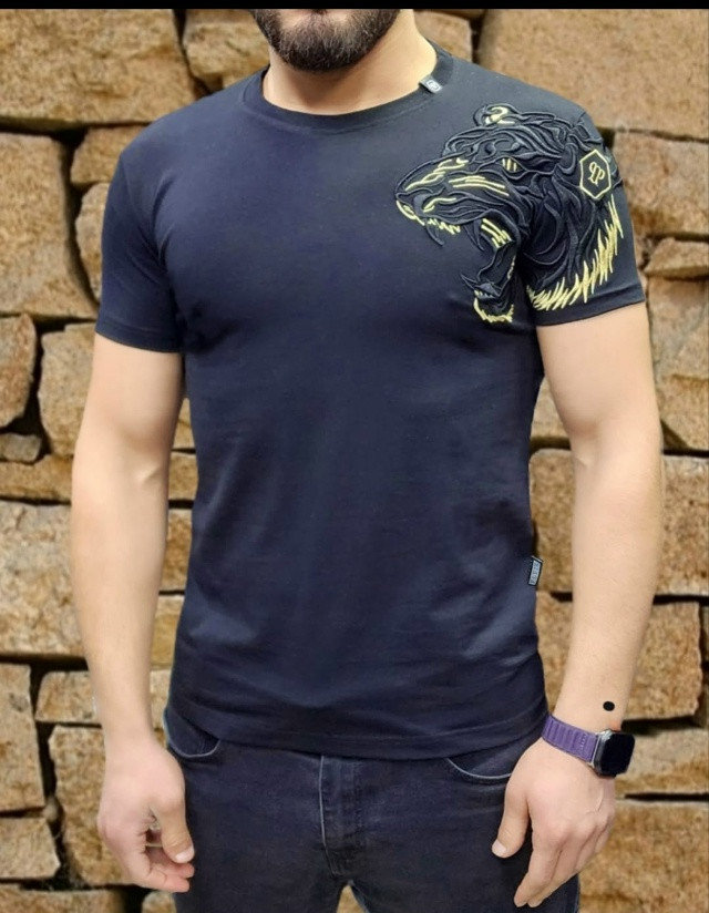 Купить Мужская футболка черная оптом Садовод Интернет-каталог Садовод интернет-каталог