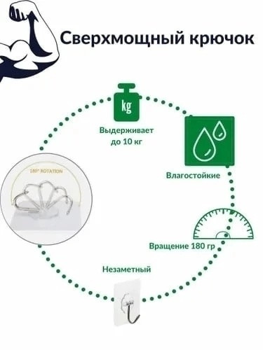 Купить Набор пластиковых самоклеящихся крючков оптом Садовод Интернет-каталог Садовод интернет-каталог