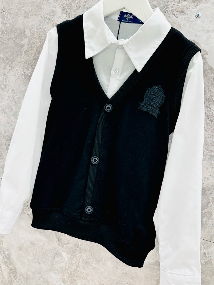 Купить Детская рубашка белая оптом Садовод Интернет-каталог Садовод интернет-каталог