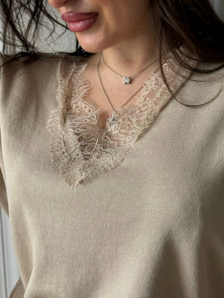 Купить Женская футболка бежевая оптом Садовод Интернет-каталог Садовод интернет-каталог