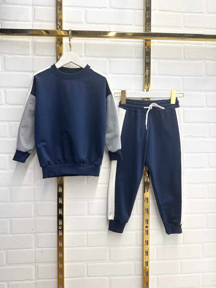 Купить Детский костюм синий оптом Садовод Интернет-каталог Садовод интернет-каталог