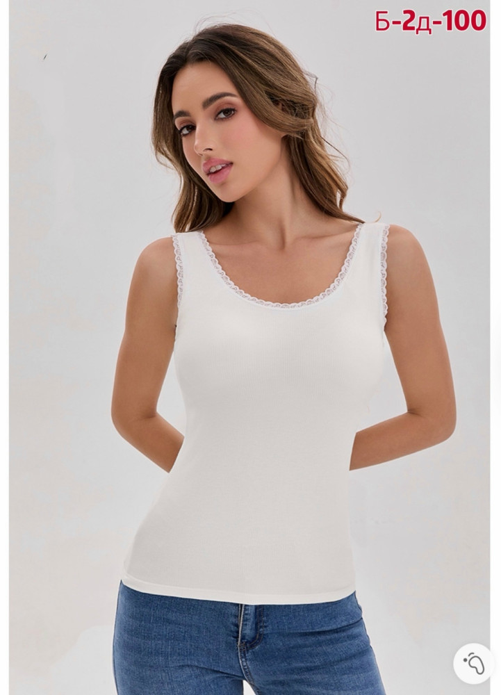 Купить Женская майка белая оптом Садовод Интернет-каталог Садовод интернет-каталог