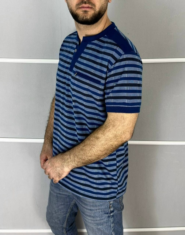 Купить Мужская футболка синяя оптом Садовод Интернет-каталог Садовод интернет-каталог