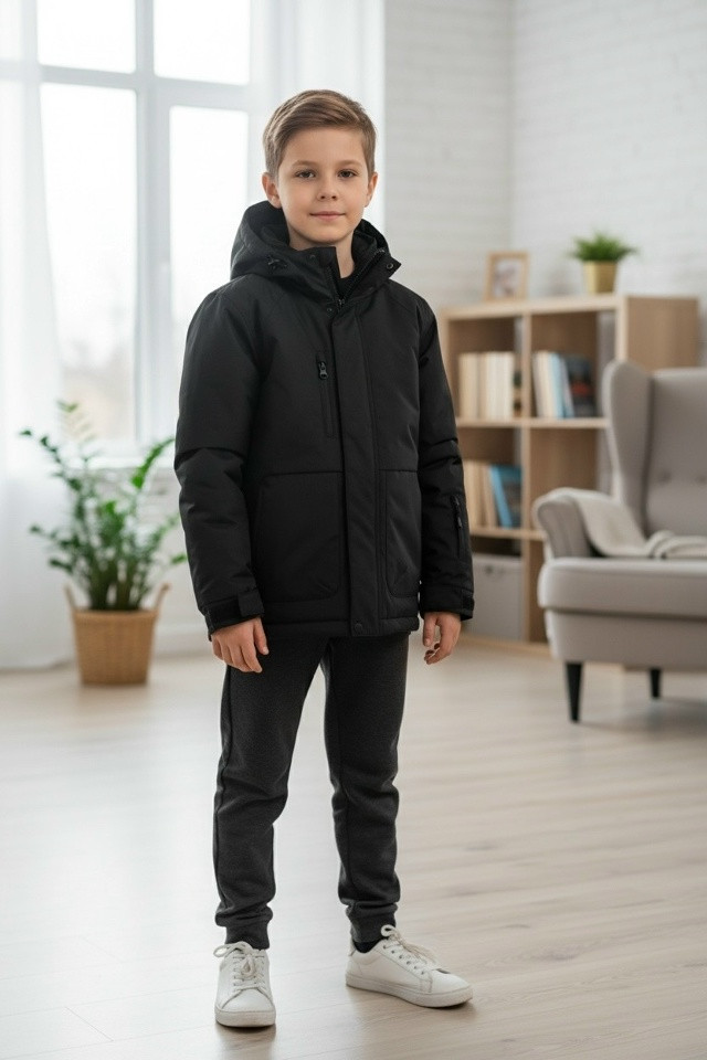 Купить Куртка детская черная оптом Садовод Интернет-каталог Садовод интернет-каталог