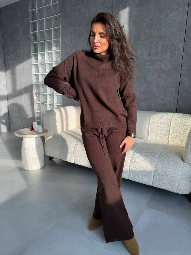 Купить Женский костюм коричневый оптом Садовод Интернет-каталог Садовод интернет-каталог