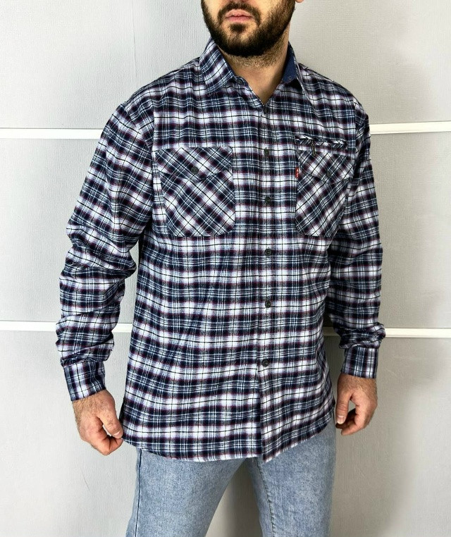 Купить Мужская рубашка темно-серая оптом Садовод Интернет-каталог Садовод интернет-каталог