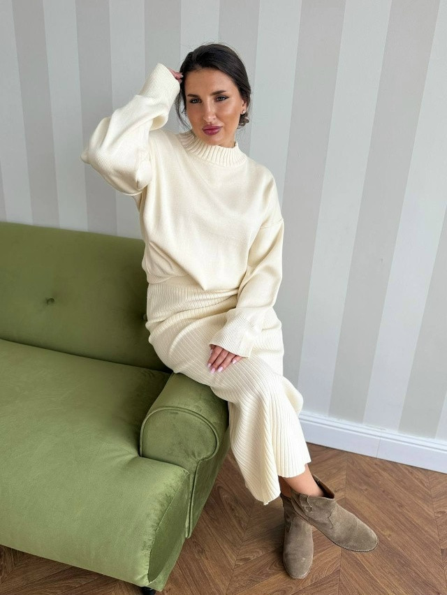 Купить Женский костюм молочный оптом Садовод Интернет-каталог Садовод интернет-каталог