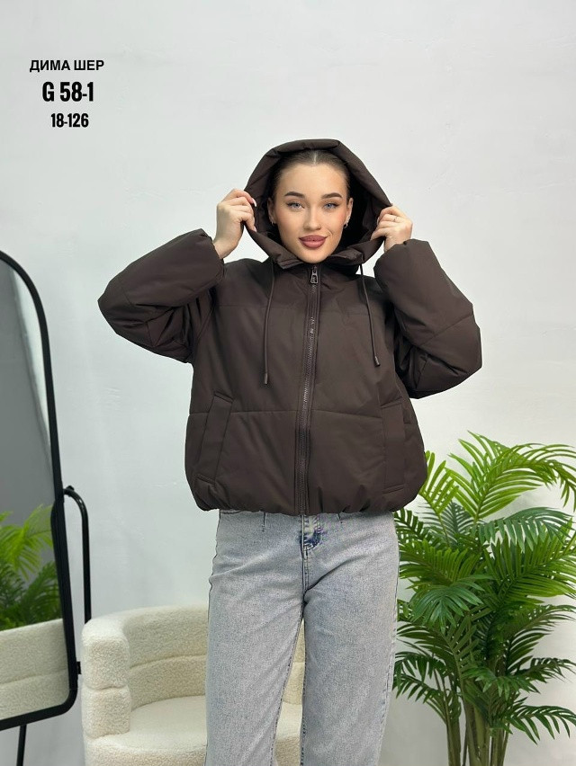 Купить Куртка женская коричневая оптом Садовод Интернет-каталог Садовод интернет-каталог