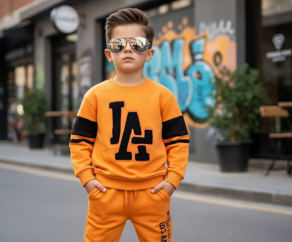 Купить Детский костюм оранжевый оптом Садовод Интернет-каталог Садовод интернет-каталог