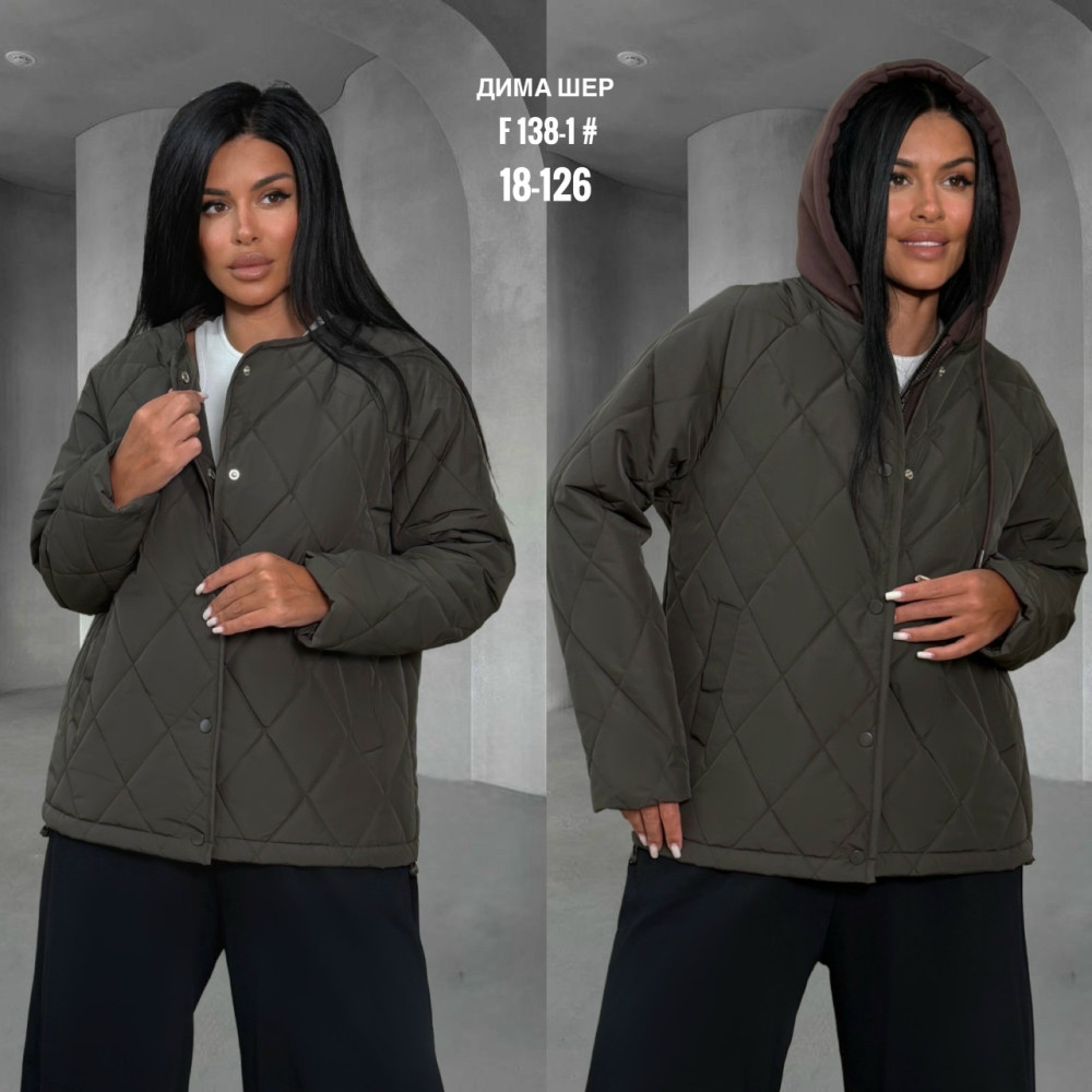 Купить Куртка женская зеленая оптом Садовод Интернет-каталог Садовод интернет-каталог