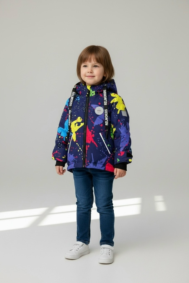 Купить Куртка детская синяя оптом Садовод Интернет-каталог Садовод интернет-каталог