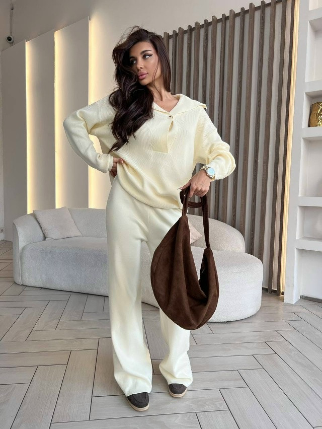 Купить Женский костюм молочный оптом Садовод Интернет-каталог Садовод интернет-каталог