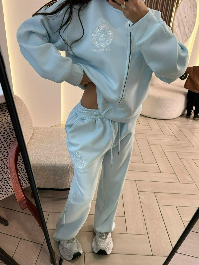 Купить Женский костюм голубой оптом Садовод Интернет-каталог Садовод интернет-каталог