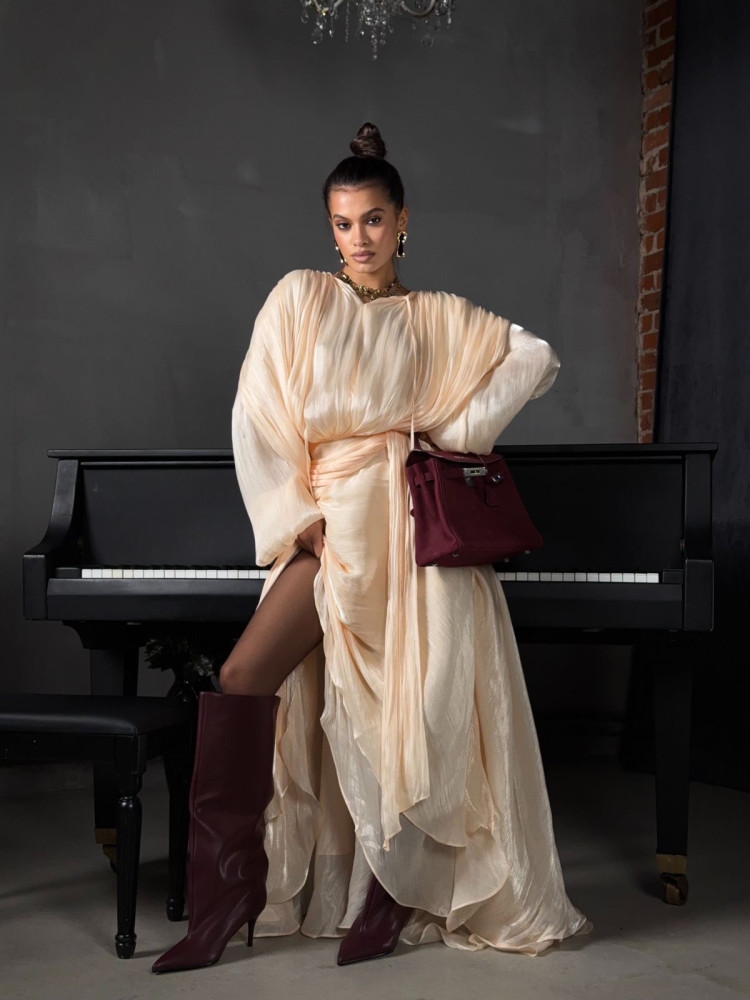 Купить Платье бежевое оптом Садовод Интернет-каталог Садовод интернет-каталог