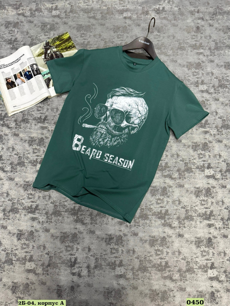 Купить Мужская футболка зеленая оптом Садовод Интернет-каталог Садовод интернет-каталог