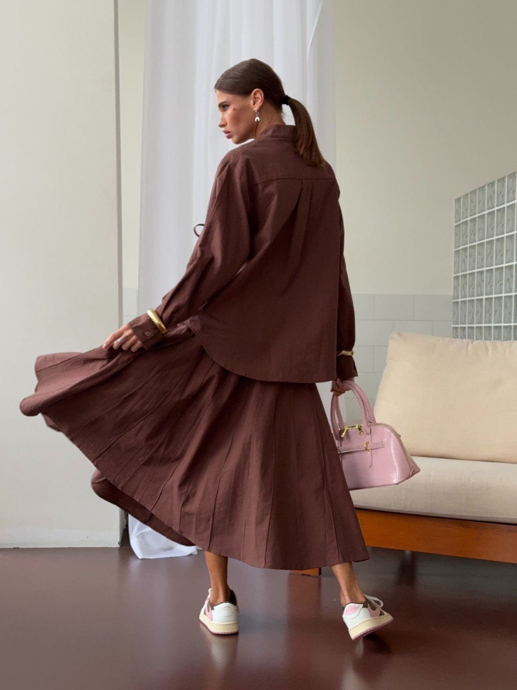 Купить Женский костюм коричневый оптом Садовод Интернет-каталог Садовод интернет-каталог