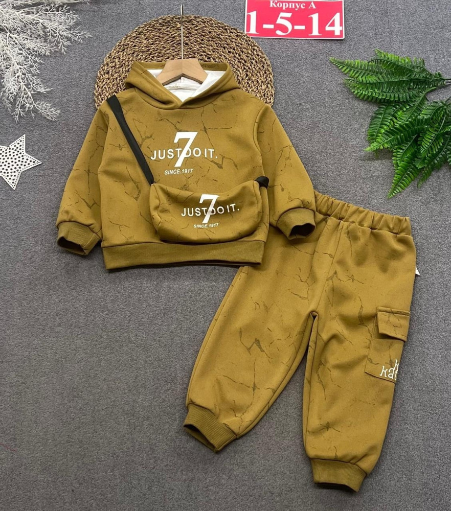 Купить Детский костюм коричневый оптом Садовод Интернет-каталог Садовод интернет-каталог