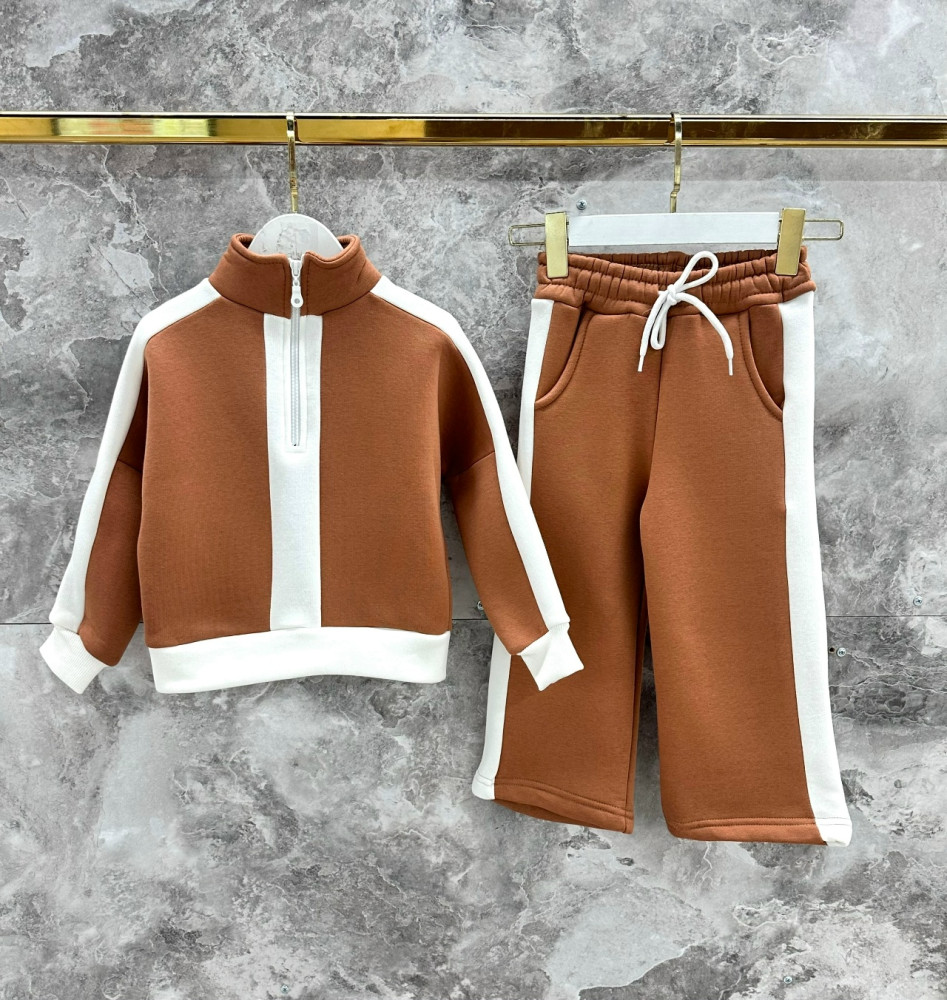 Купить Детский костюм коричневый оптом Садовод Интернет-каталог Садовод интернет-каталог