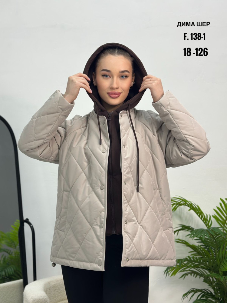 Купить Куртка женская бежевая оптом Садовод Интернет-каталог Садовод интернет-каталог