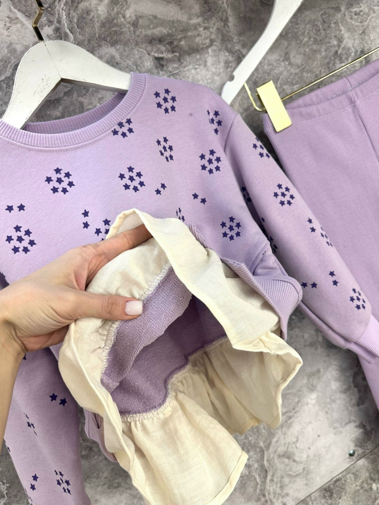 Купить Детский костюм сиреневый оптом Садовод Интернет-каталог Садовод интернет-каталог