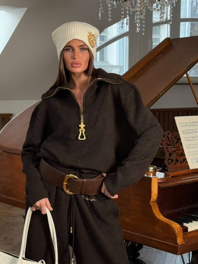 Купить Женский костюм коричневый оптом Садовод Интернет-каталог Садовод интернет-каталог