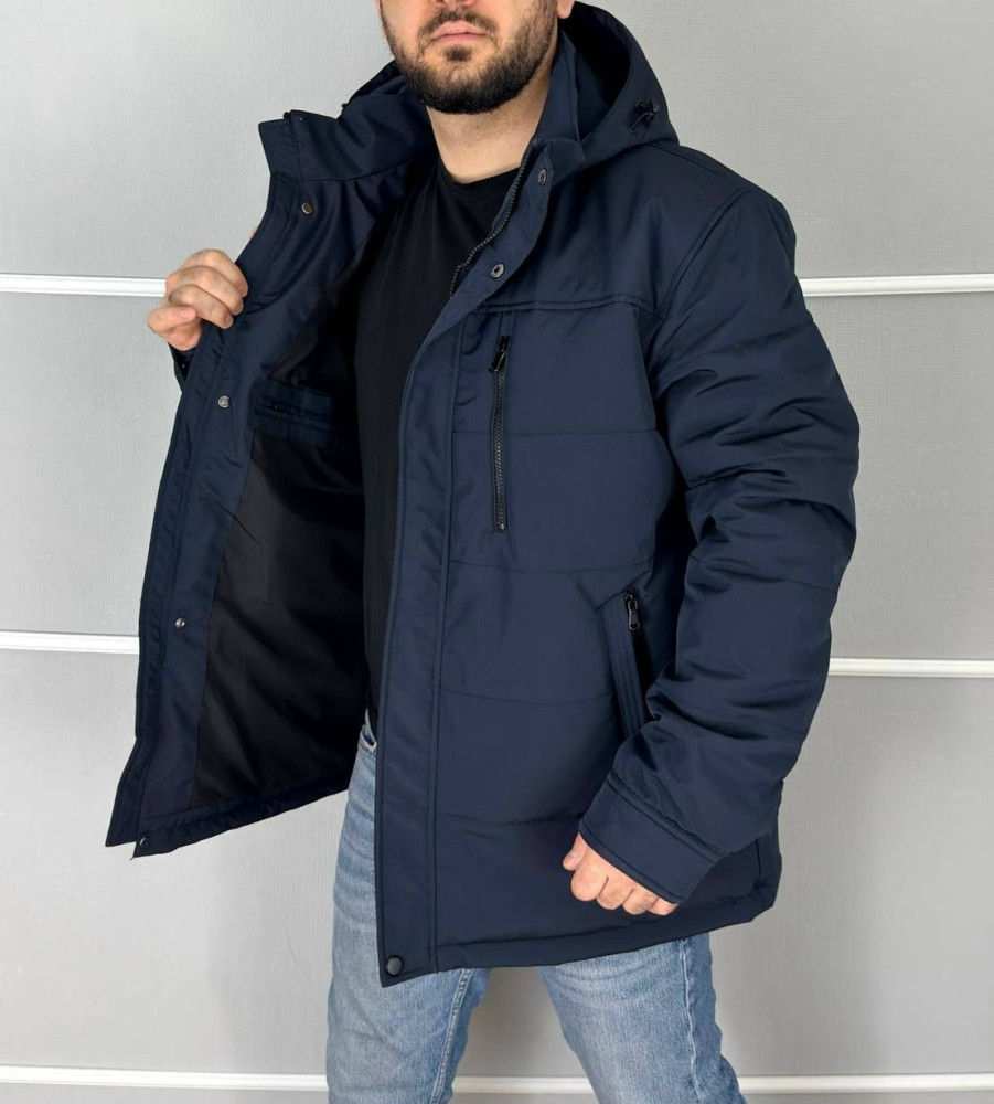 Купить Куртка мужская синяя оптом Садовод Интернет-каталог Садовод интернет-каталог