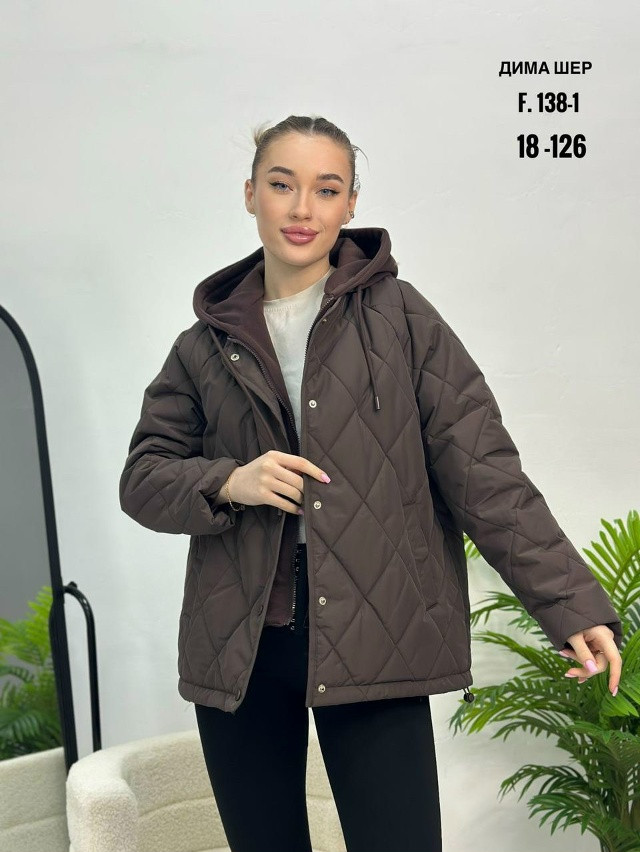 Купить Куртка женская коричневая оптом Садовод Интернет-каталог Садовод интернет-каталог