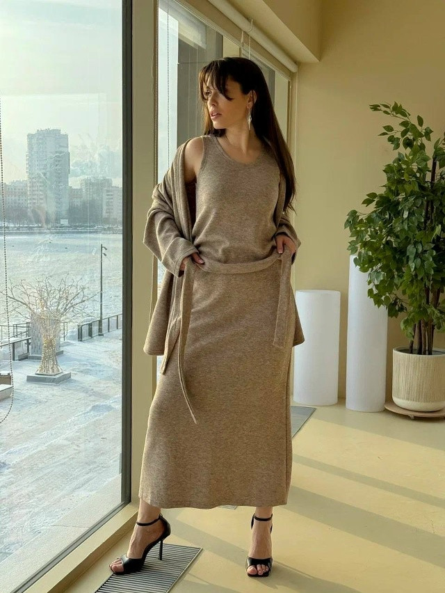 Купить Женский костюм коричневый оптом Садовод Интернет-каталог Садовод интернет-каталог