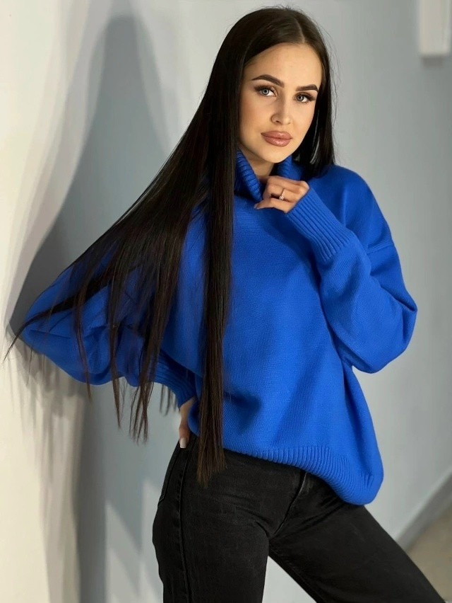 Купить Женская кофта синяя оптом Садовод Интернет-каталог Садовод интернет-каталог