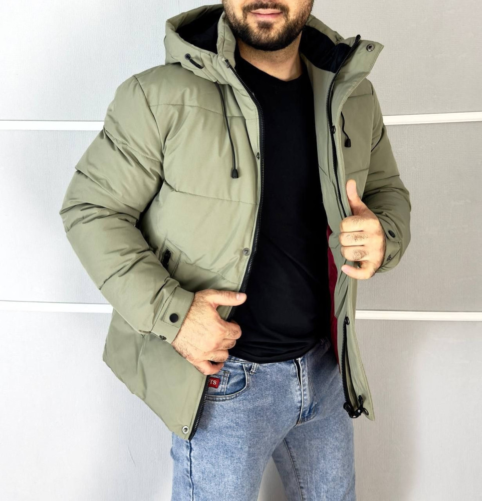 Купить Куртка мужская зеленая оптом Садовод Интернет-каталог Садовод интернет-каталог