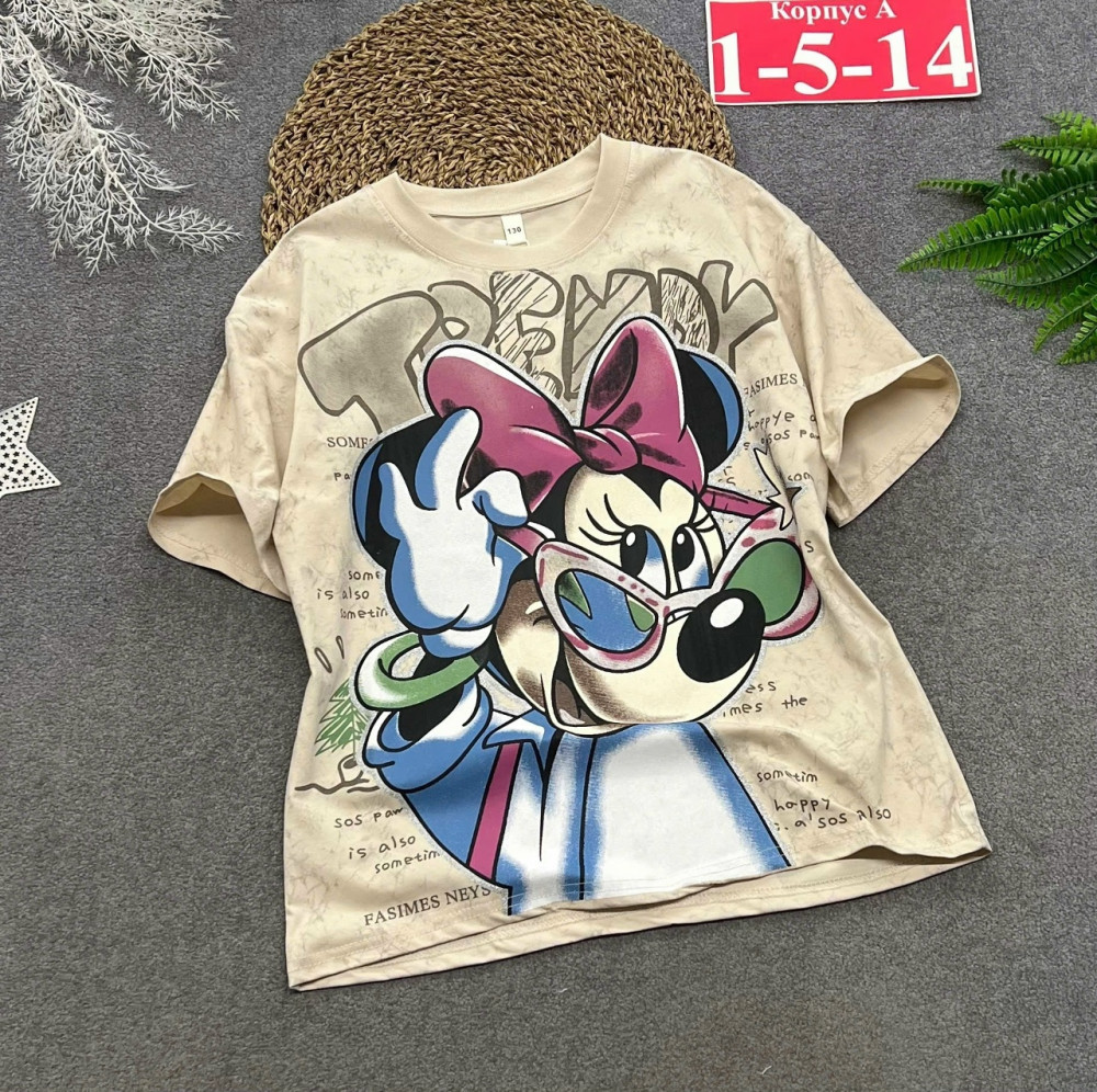 Купить Детская футболка бежевая оптом Садовод Интернет-каталог Садовод интернет-каталог