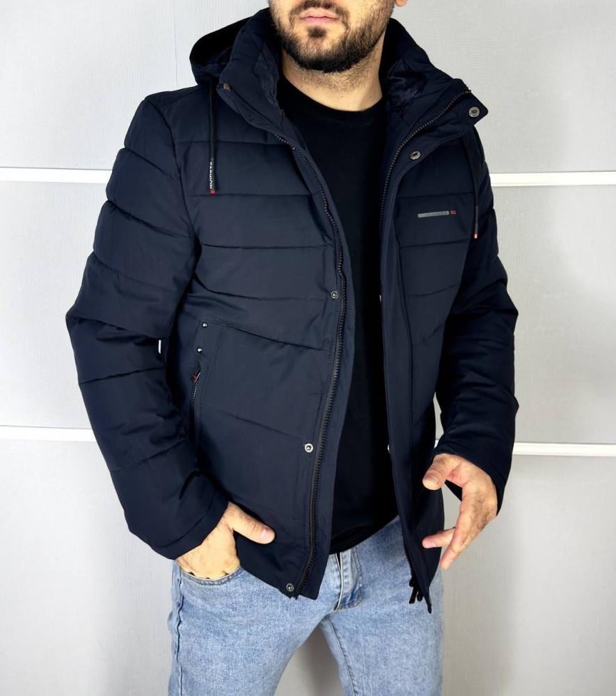 Купить Куртка мужская темно-синяя оптом Садовод Интернет-каталог Садовод интернет-каталог