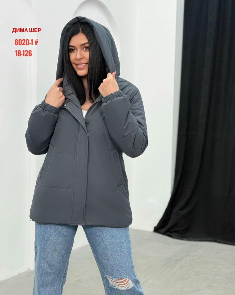 Купить Куртка женская серая оптом Садовод Интернет-каталог Садовод интернет-каталог