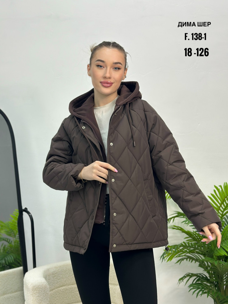 Купить Куртка женская коричневая оптом Садовод Интернет-каталог Садовод интернет-каталог