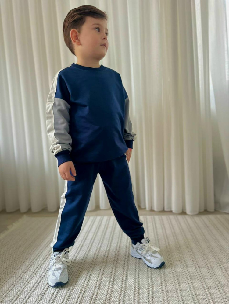 Купить Детский костюм синий оптом Садовод Интернет-каталог Садовод интернет-каталог