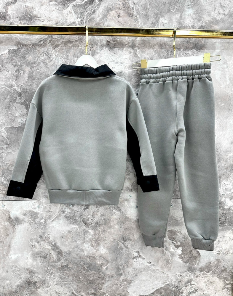 Купить Детский костюм серый оптом Садовод Интернет-каталог Садовод интернет-каталог