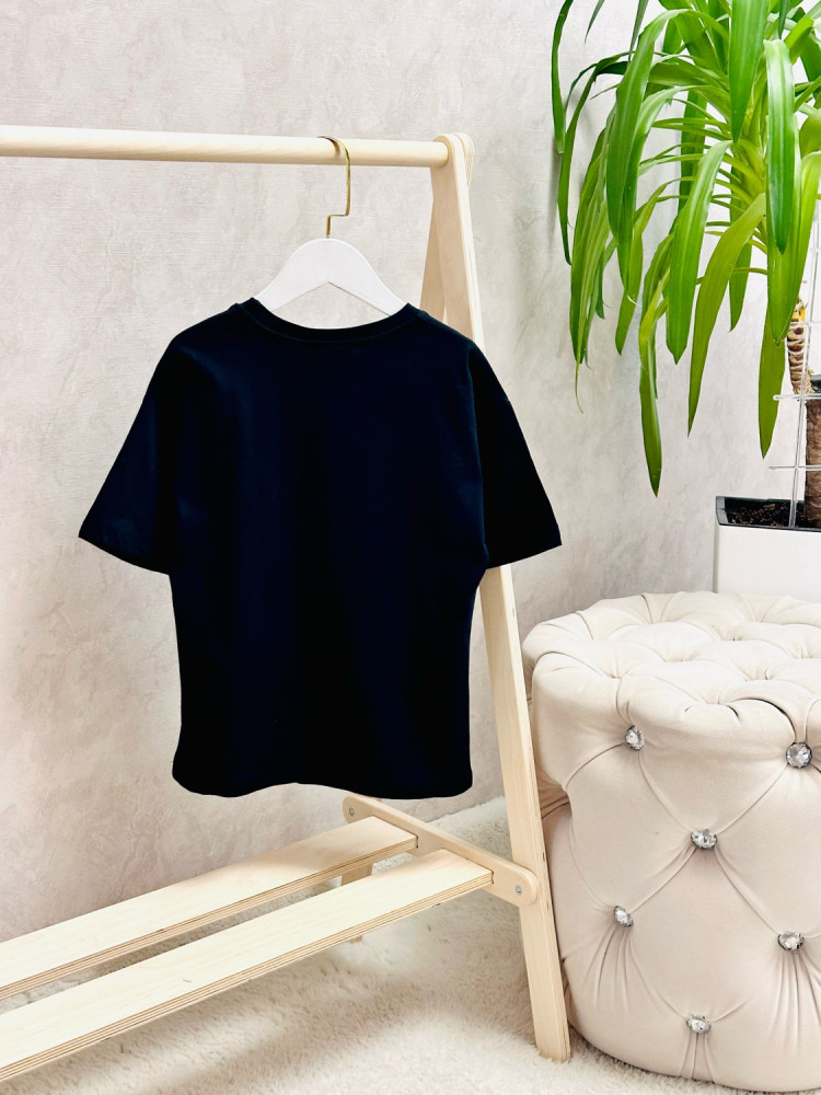 Купить Детская футболка черная оптом Садовод Интернет-каталог Садовод интернет-каталог