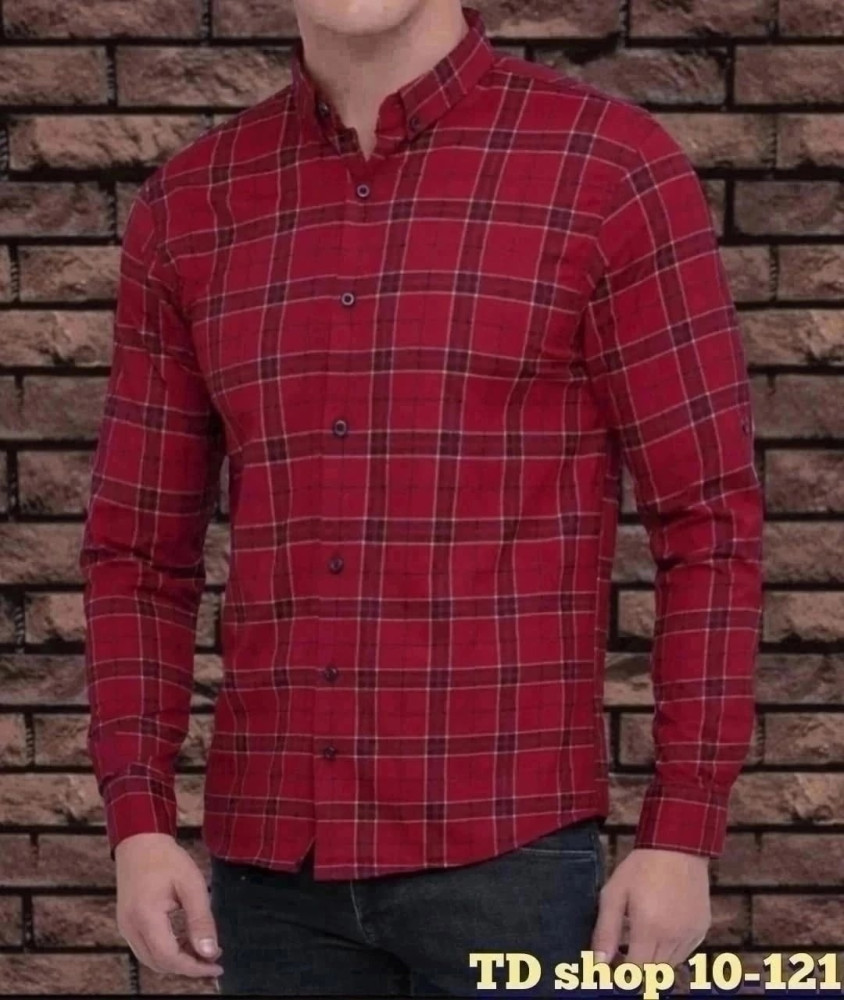Купить Мужская рубашка красная оптом Садовод Интернет-каталог Садовод интернет-каталог