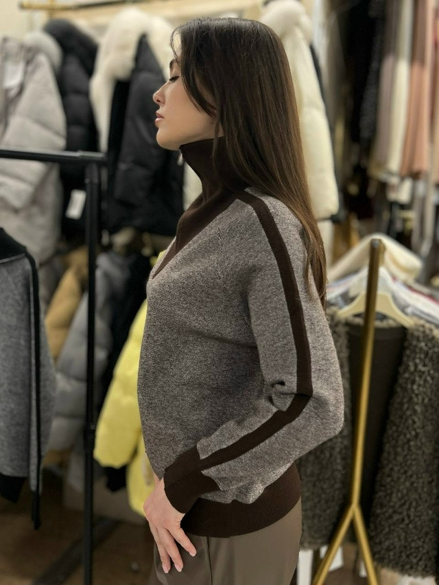 Купить Джемпер коричневый оптом Садовод Интернет-каталог Садовод интернет-каталог