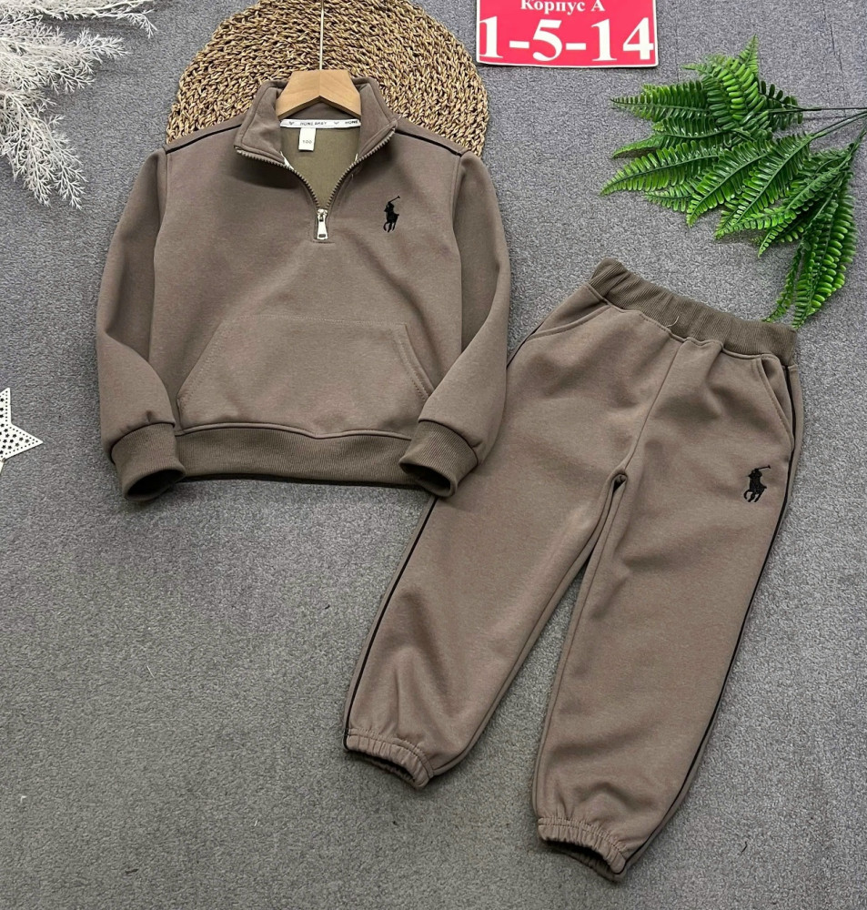 Купить Детский костюм коричневый оптом Садовод Интернет-каталог Садовод интернет-каталог