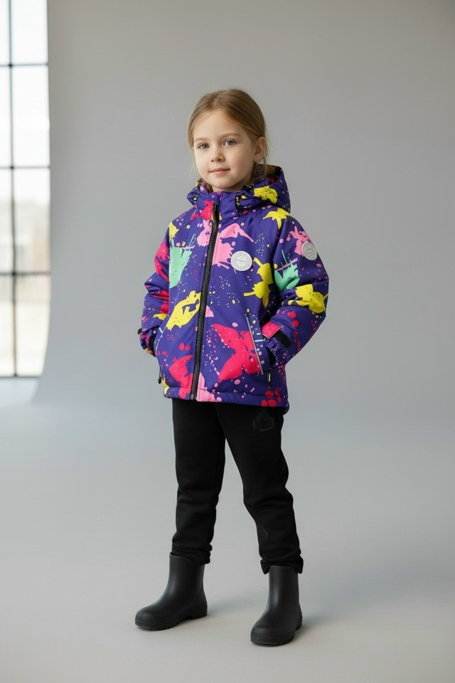 Купить Куртка детская фиолетовая оптом Садовод Интернет-каталог Садовод интернет-каталог