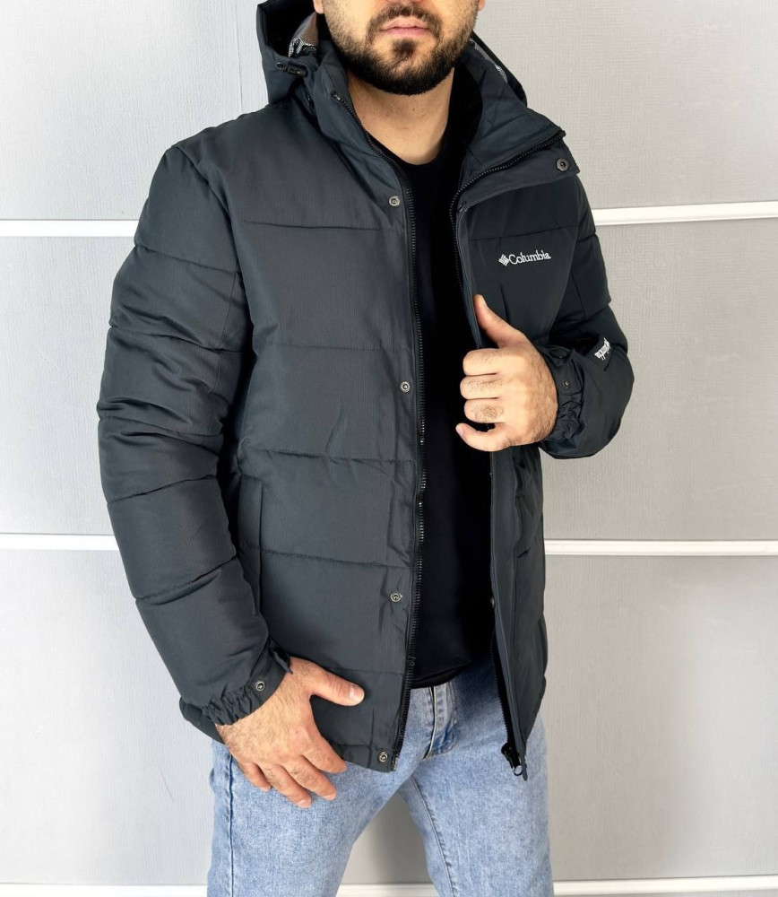 Купить Куртка мужская темно-серая оптом Садовод Интернет-каталог Садовод интернет-каталог