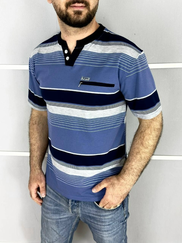 Купить Мужская футболка синяя оптом Садовод Интернет-каталог Садовод интернет-каталог