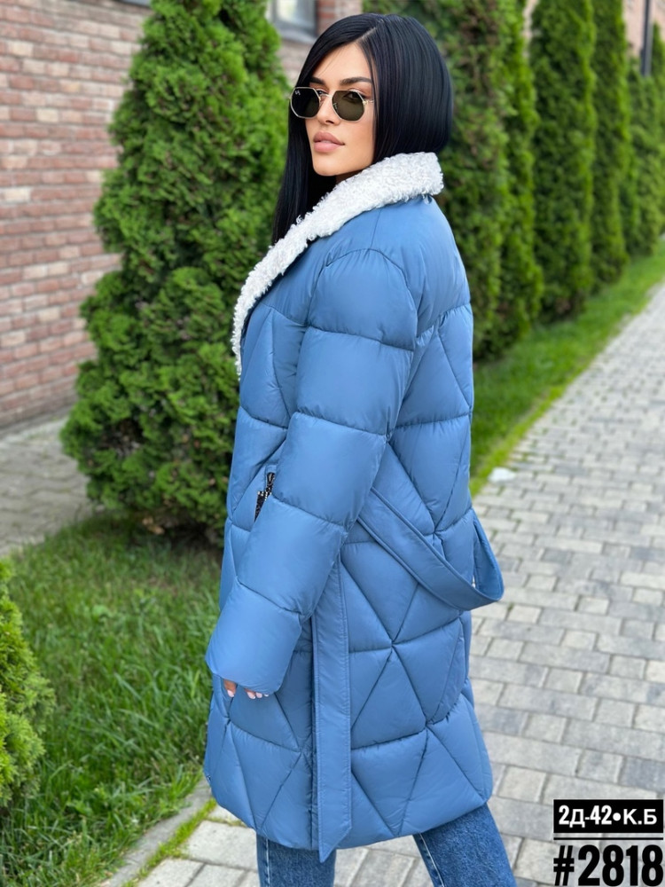 Купить Куртка женская синяя оптом Садовод Интернет-каталог Садовод интернет-каталог