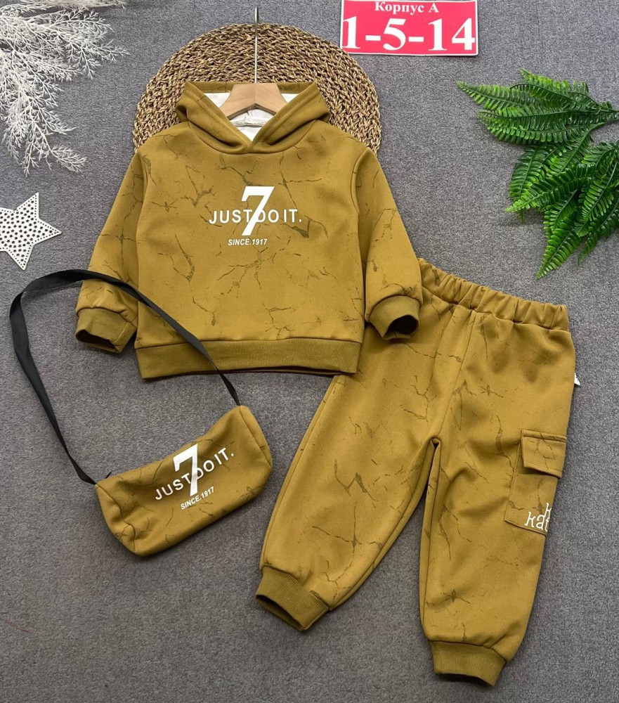 Купить Детский костюм коричневый оптом Садовод Интернет-каталог Садовод интернет-каталог