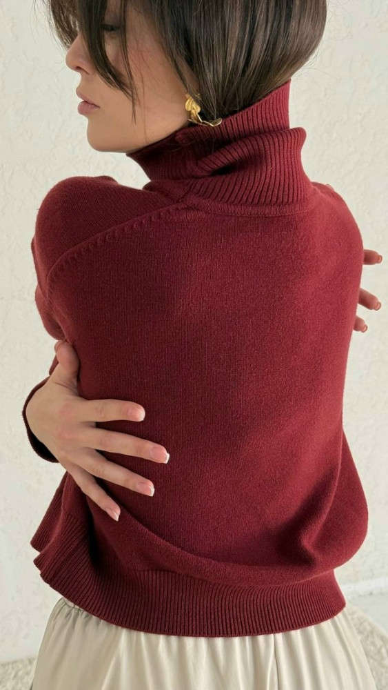 Купить Джемпер бордовый оптом Садовод Интернет-каталог Садовод интернет-каталог