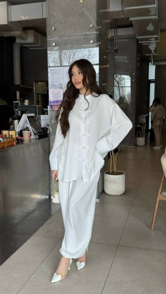 Купить Женский костюм белый оптом Садовод Интернет-каталог Садовод интернет-каталог