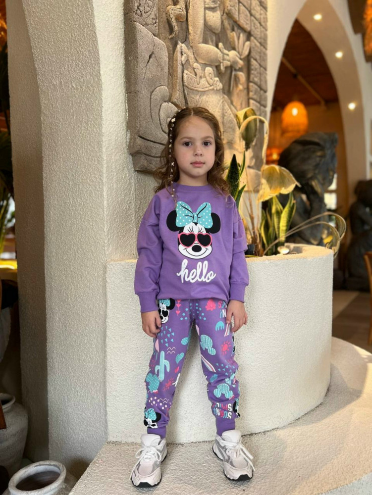 Купить Детский костюм фиолетовый оптом Садовод Интернет-каталог Садовод интернет-каталог