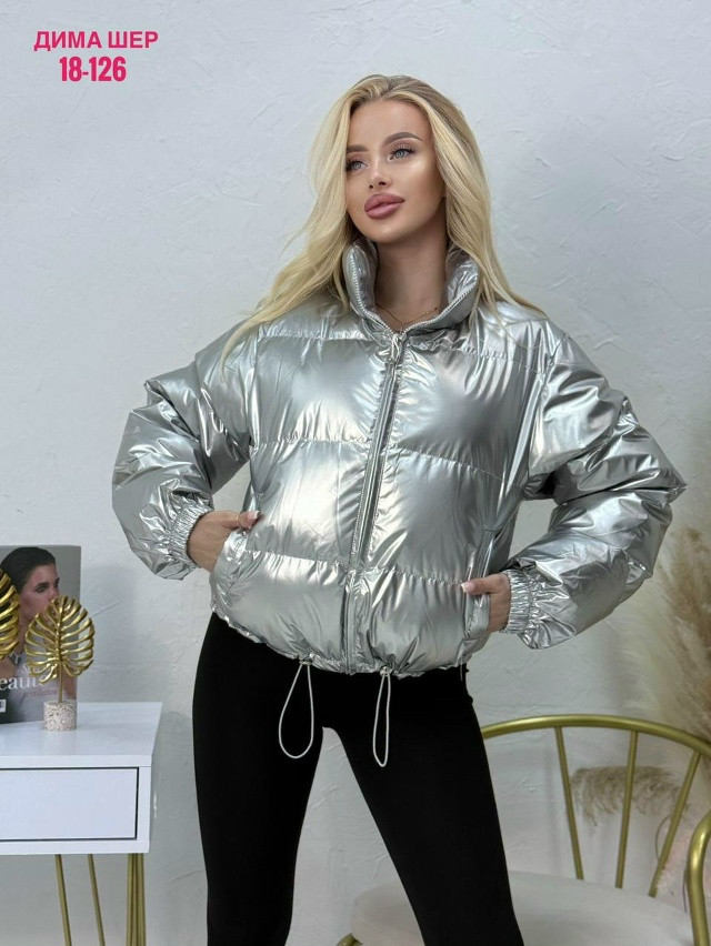 Купить Куртка женская светло-серая оптом Садовод Интернет-каталог Садовод интернет-каталог