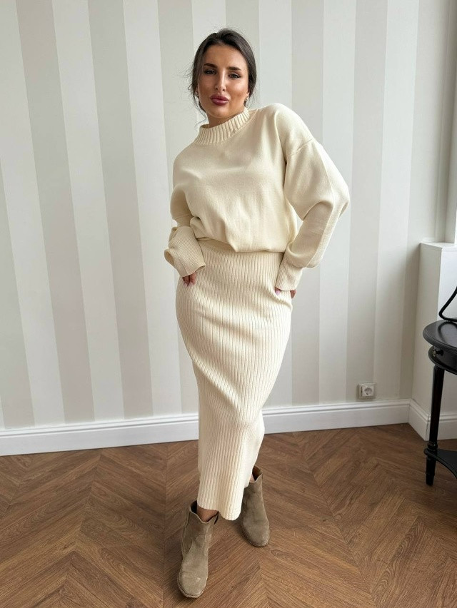 Купить Женский костюм молочный оптом Садовод Интернет-каталог Садовод интернет-каталог